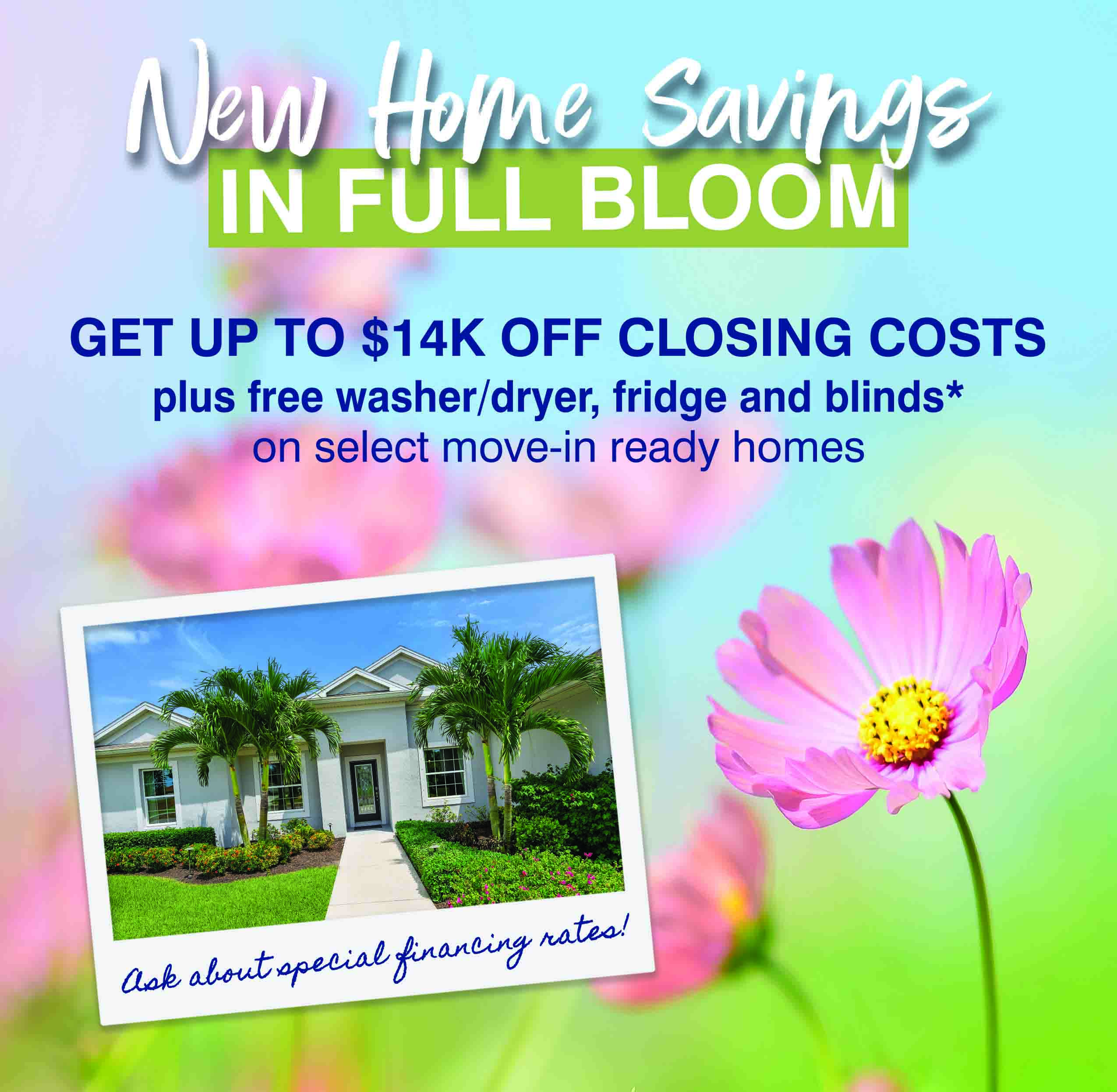 spring savings in southwest Florida with Holiday Builders