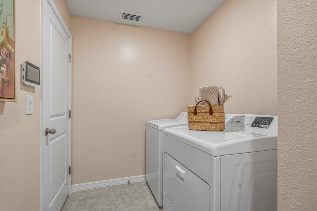 The Laundry Room in the King Floorplan from the Value Collection