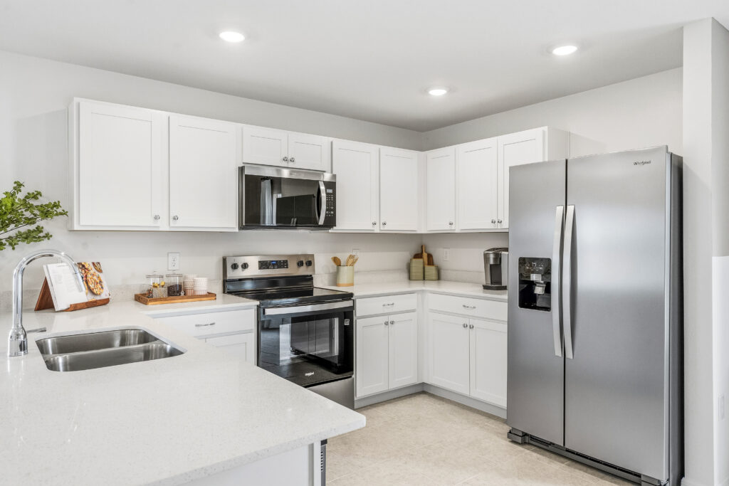 The Kitchen in the King Floorplan from the Value Collection