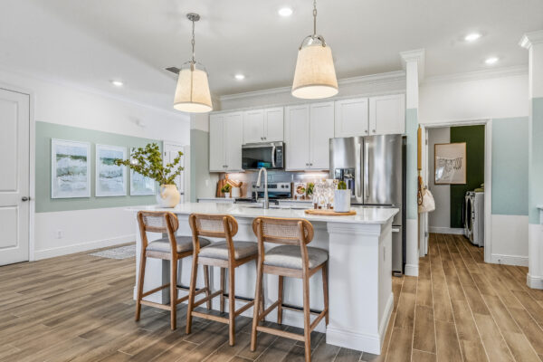 Open Kitchen Layout by Holiday Builders