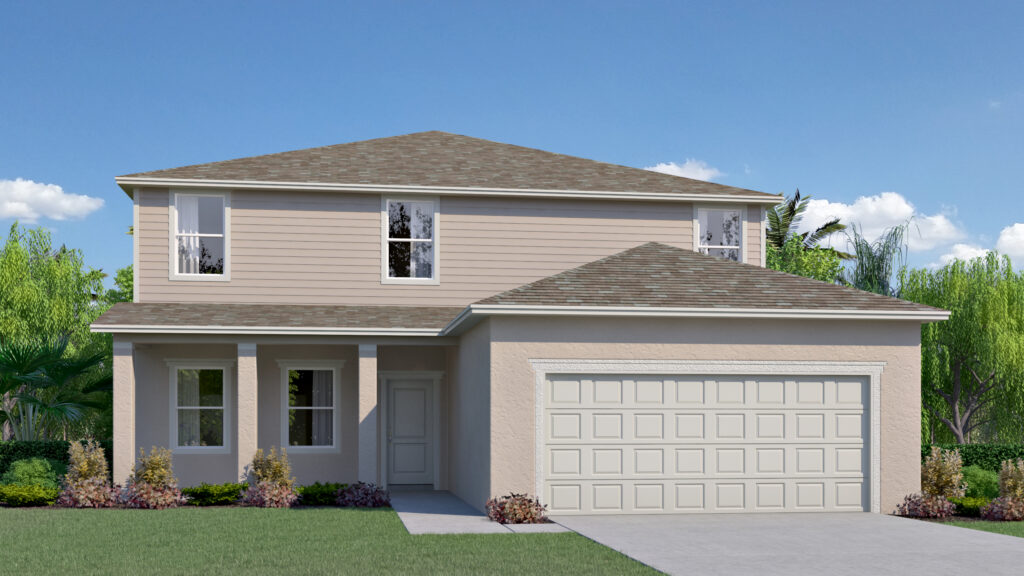 The two-story Parkview exterior from our Value Collection