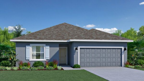 The exterior of our Heritage Elevation A from our Cornerstone Collection