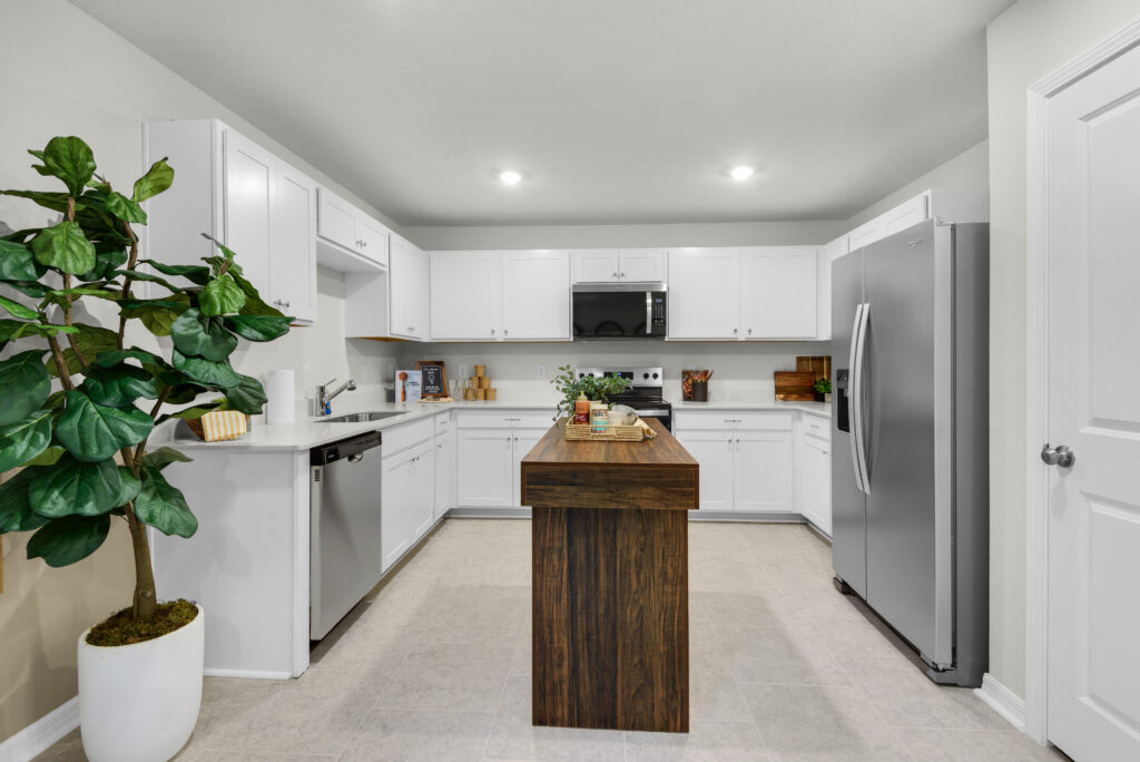 The Kitchen in the Grayton floorplan from the Value Collection