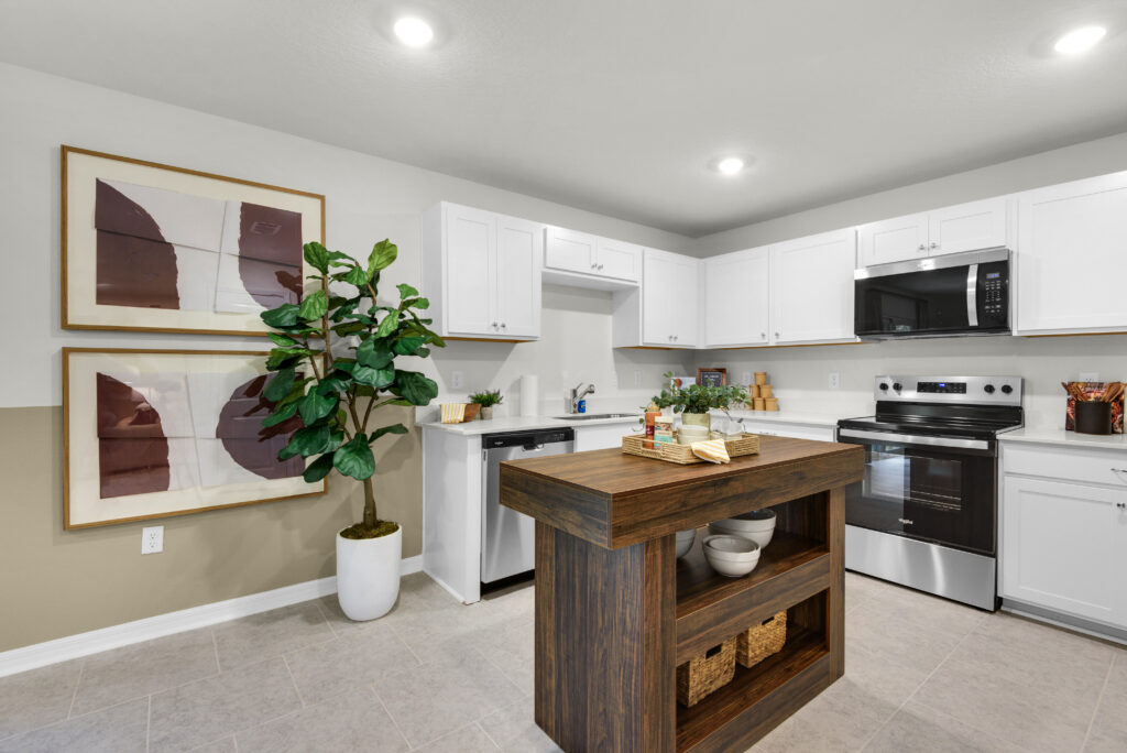 The Kitchen in the Grayton floorplan from the Value Collection