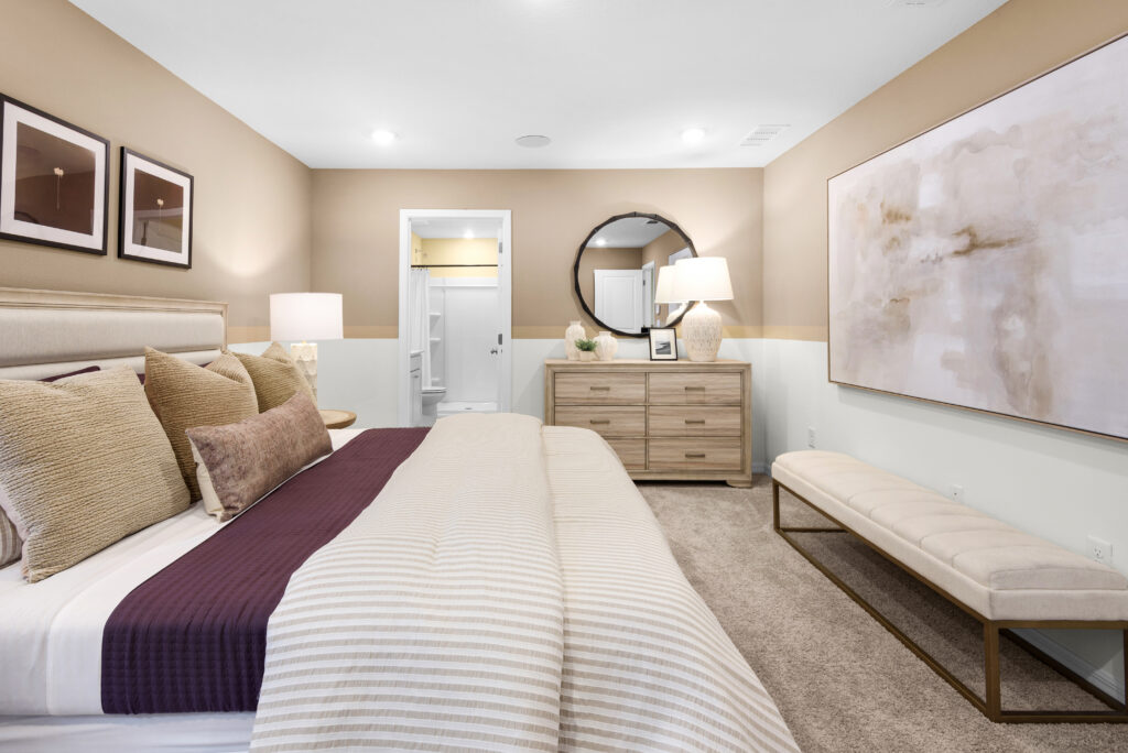 The Owner's Suite in the Grayton floorplan from the Value Collection
