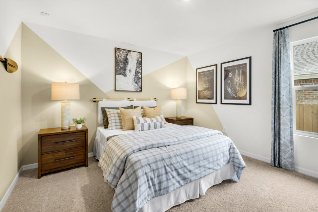 The Guest Bedroom in the Grayton floorplan from the Value Collection