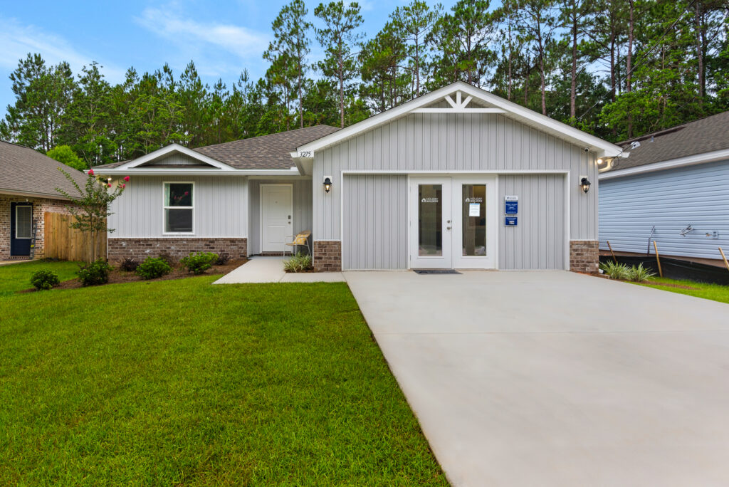 The Avalon Model Home Exterior of the Grayton Floorplan from the Value Collection