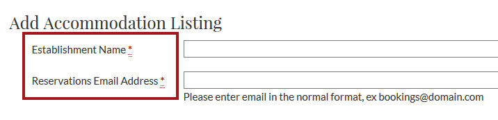 Image 1: You only need to fill out the two required fields for now.