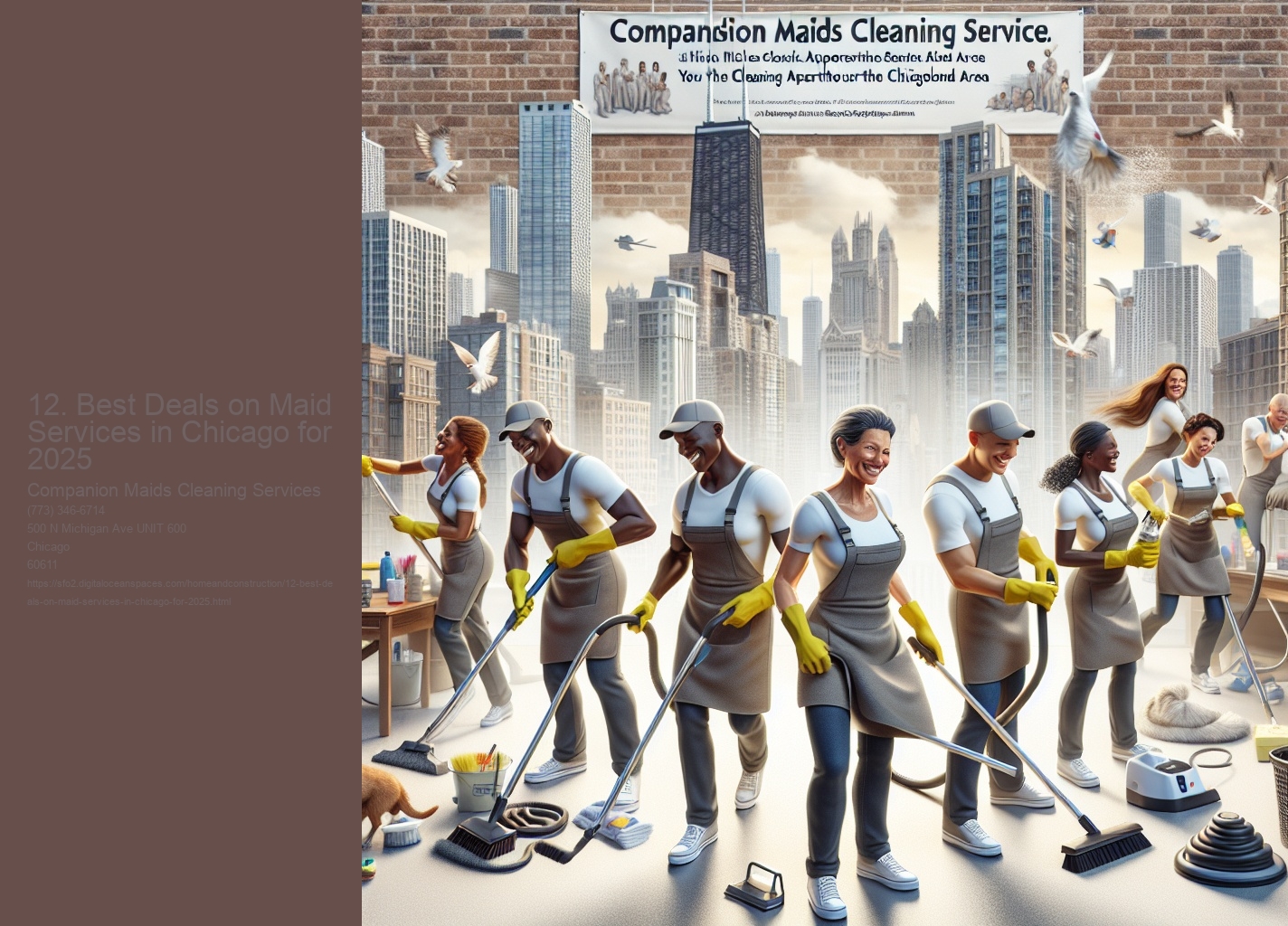 12. Best Deals on Maid Services in Chicago for 2025
