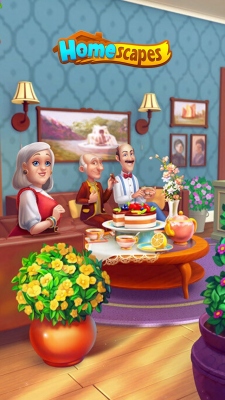 Homescapes Family Living Room Cake