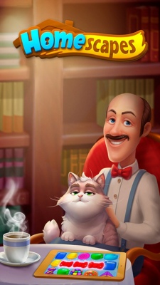 Homescapes Man Tablet Coffee