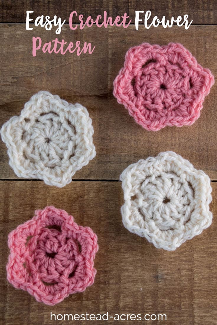 Easy Crochet Flower Pattern With Step By Step Video And Photos