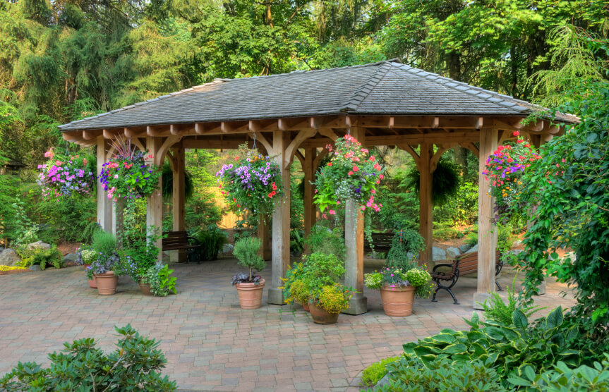 110 gazebo designs & ideas wood, vinyl, octagon, rectangle and more