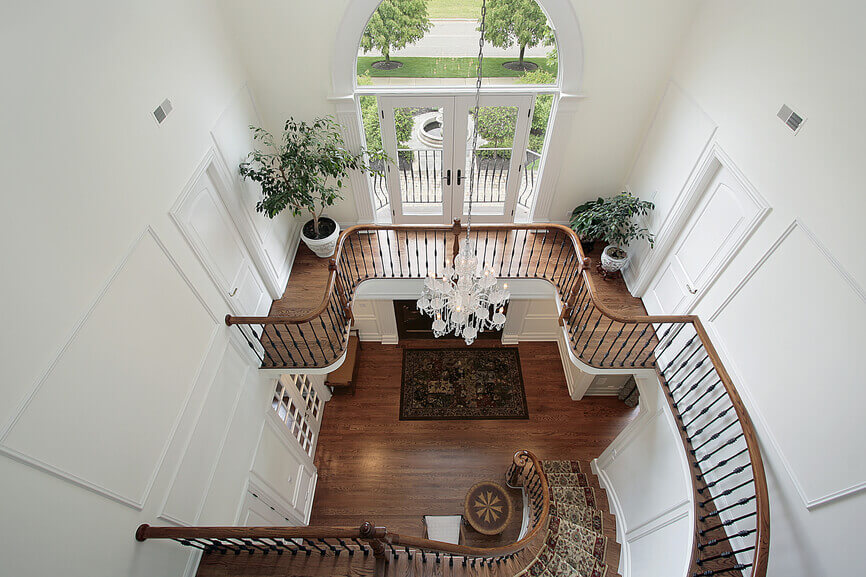 Home entryway. how to fake a foyer fox hollow cottage with home ...