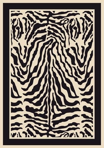 Tapis imprimé zèbre Tapis imprimé zèbre