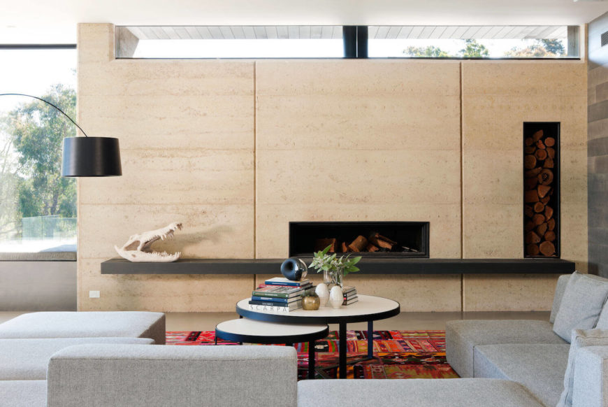 Robson Rak Architects 4 Hour Fire Rated Rammed Earth Walled House