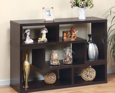Chocolate 6-Cube Modern Bookcase