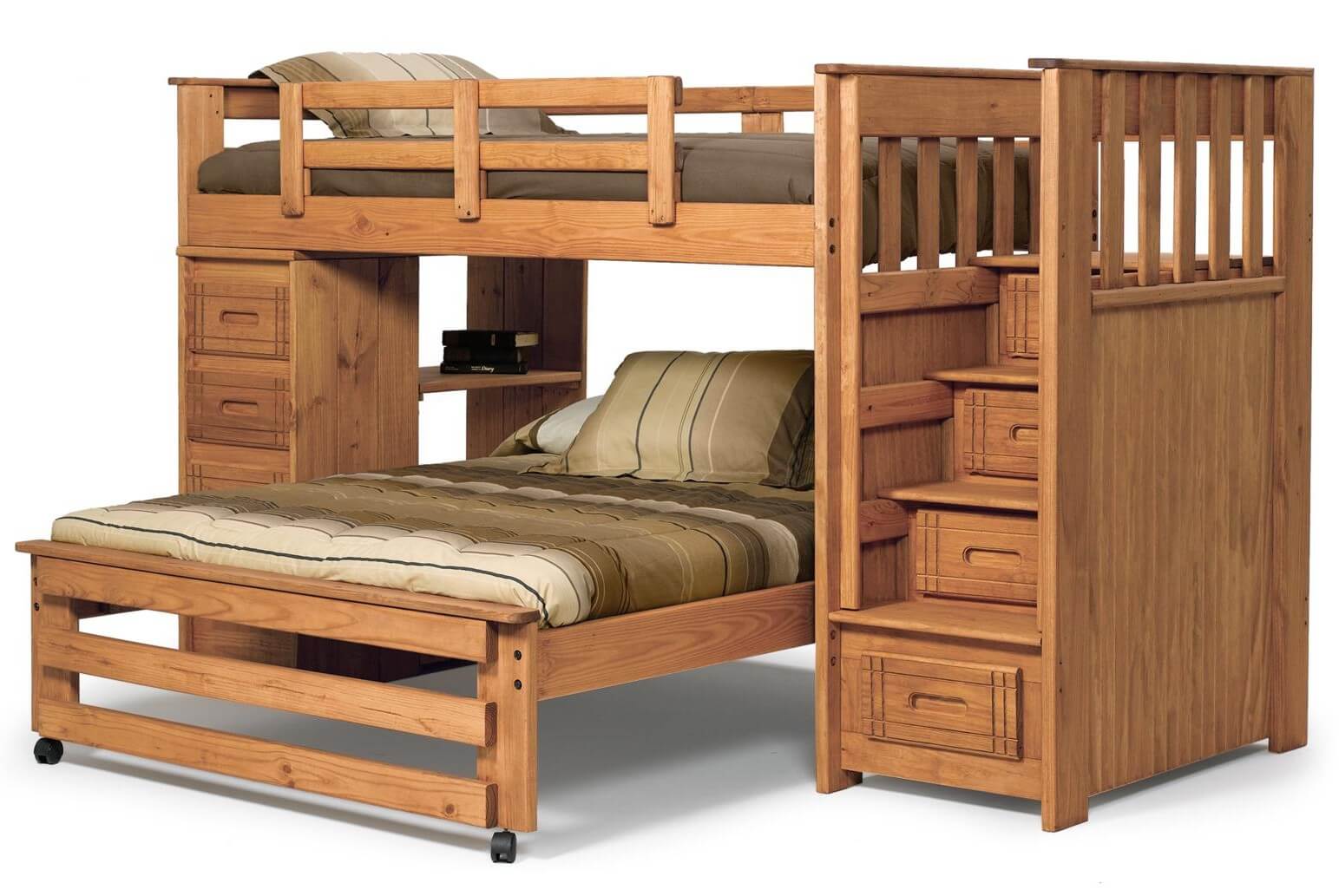 perpendicular bunk bed