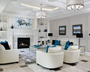 Elegant Home Interior with Incredible Custom Ceilings by Vertex Project Management