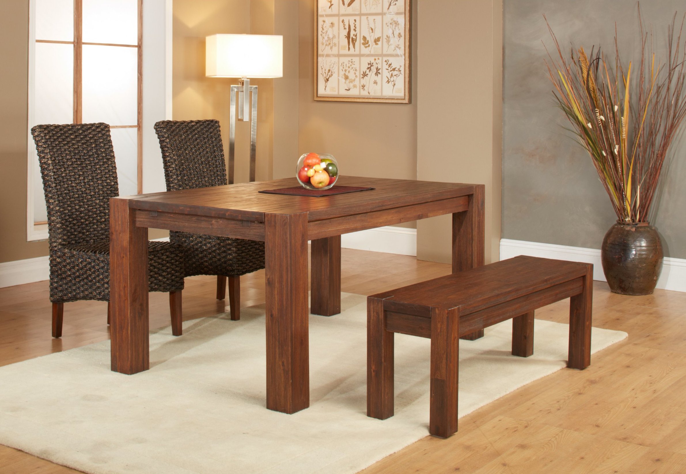 Rectangle Dining Room Table Setting Ideas