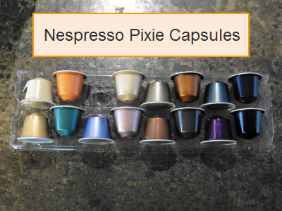 Nespresso Pixie Capsules Nespresso Pixie Capsules