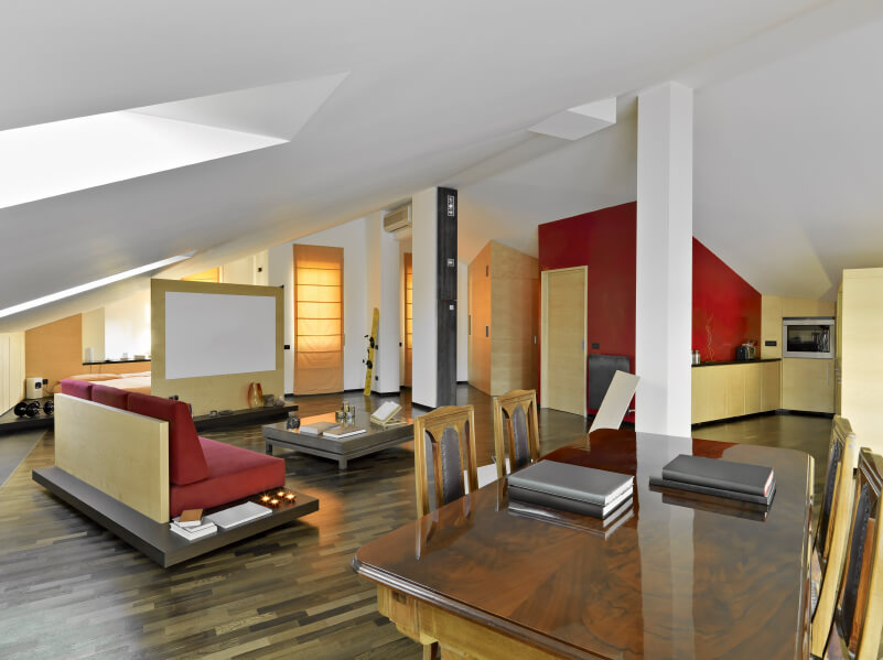 View of 30 Naturally Lit Living Rooms with Skylights (PICTURES)