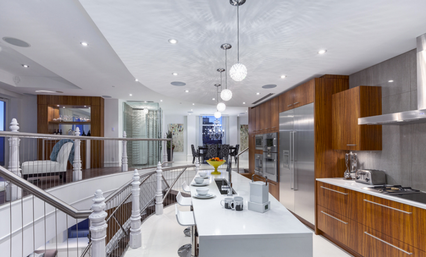 55 Gorgeous Kitchens amongst Stainless Steel Appliances (Photos) Kitchen amongst dark cabinets too stainless steel appliances 55 Gorgeous Kitchens amongst Stainless Steel Appliances (Photos)