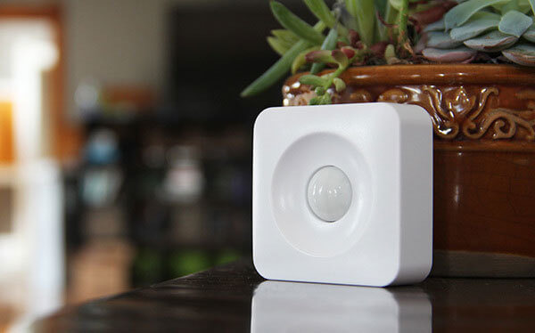 This simple and discreet motion sensor can be programmed to trigger actions in a number of different devices, all connected by a central smart hub. This particular device is meant to work with Samsung's SmartThings hub to allow you to set a wealth of conditions under which your other connected devices will activate. It allows you to turn lights on as you enter a room, trigger alarms for security while you're away, and even set thermostats, window AC units, or portable heaters to automatically adjust based on temperature readings. The small size means it can be placed or mounted anywhere. This simple and discreet motion sensor can be programmed to trigger actions in a number of different devices, all connected by a central smart hub. This particular device is meant to work with Samsung's SmartThings hub to allow you to set a wealth of conditions under which your other connected devices will activate. It allows you to turn lights on as you enter a room, trigger alarms for security while you're away, and even set thermostats, window AC units, or portable heaters to automatically adjust based on temperature readings. The small size means it can be placed or mounted anywhere.
