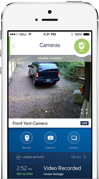 Focused on security, this app is a bit more direct and to the point than many others on our list. It's designed to activate and deactivate your ADT security system, as well as notify you of broken sensors, and any time your system has not been armed. With added video surveillance, you'll be able to see live video of your home from anywhere with an internet connection. Even better, you can set up motion sensors to trigger recording and send clips directly to your smartphone for review. Focused on security, this app is a bit more direct and to the point than many others on our list. It's designed to activate and deactivate your ADT security system, as well as notify you of broken sensors, and any time your system has not been armed. With added video surveillance, you'll be able to see live video of your home from anywhere with an internet connection. Even better, you can set up motion sensors to trigger recording and send clips directly to your smartphone for review.