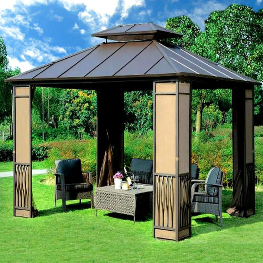 36 Spectacular Hardtop Gazebo Ideas