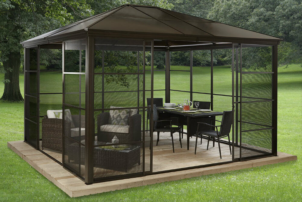 27 Gazebos With Screens For Bug Free Backyard Relaxation
