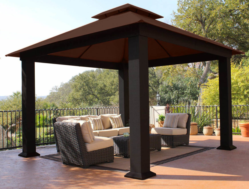 34 Square Gazebos To Give Your Back Yard Style