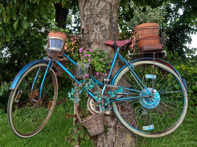 33 bicycle flower planters