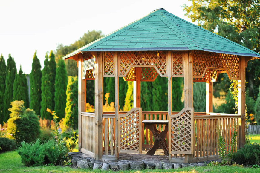 32 Wooden Gazebos That Provide Rich Design And Comfortable Spaces