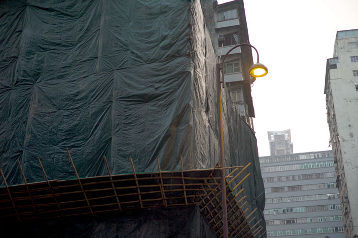 Grey buildings - Hong Kong