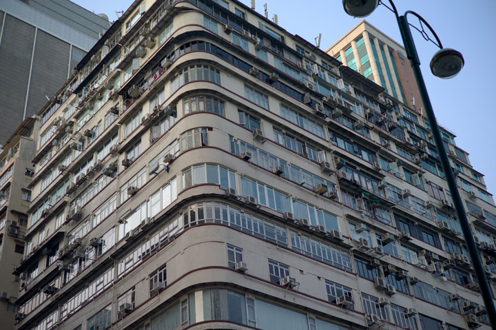 Grey buildings - Hong Kong