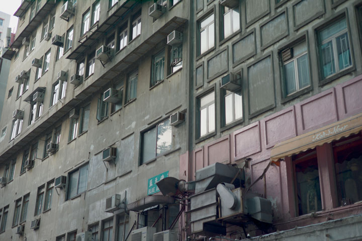 Grey buildings - Hong Kong