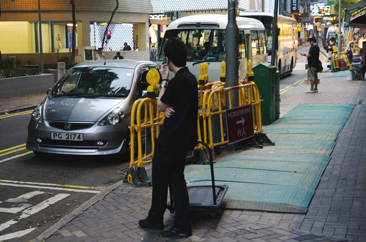 On the street - Hong Kong