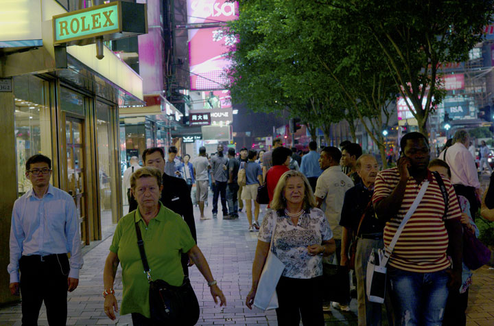 On the street -Hong Kong