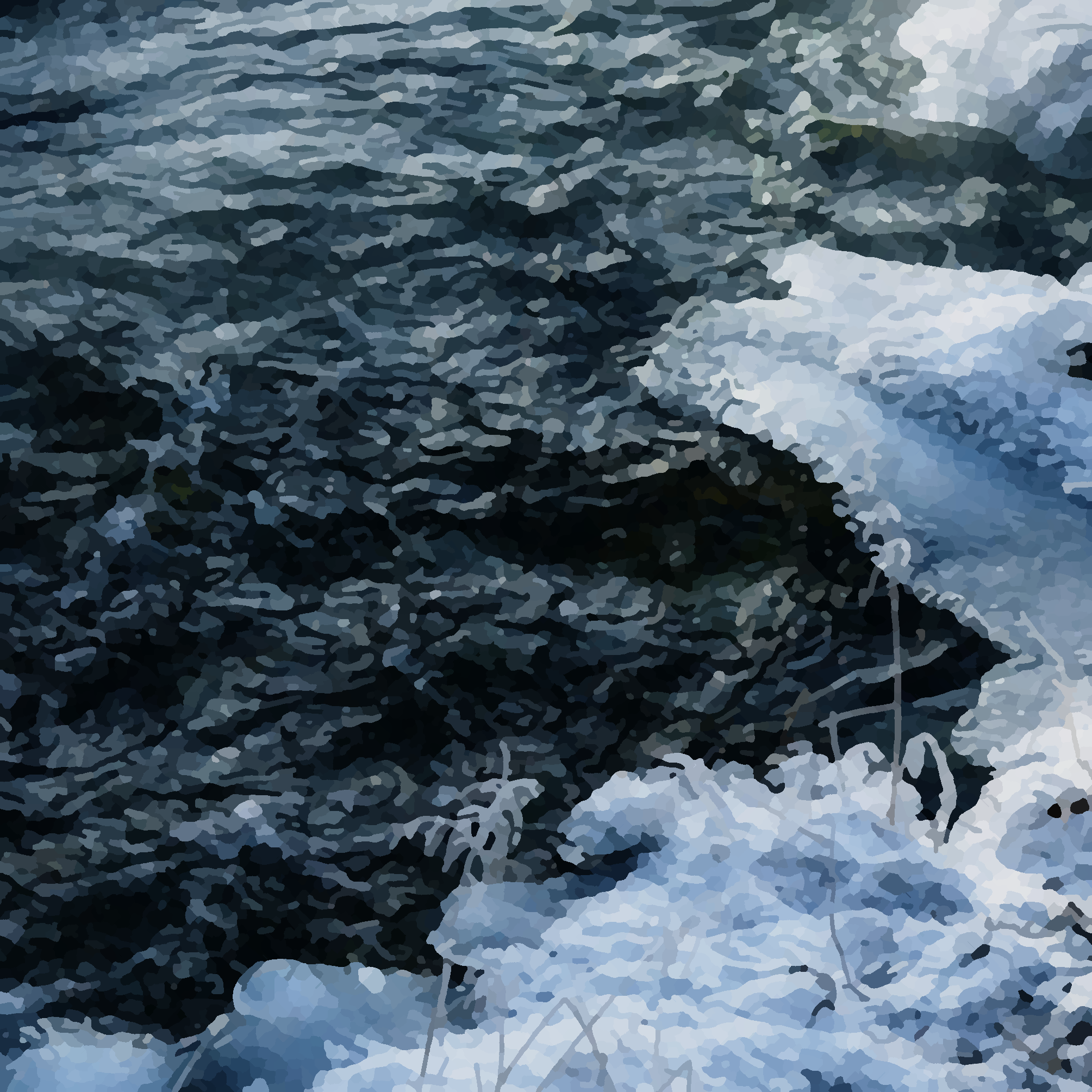 Splashing Flowing Water Freezes by Engel cover art