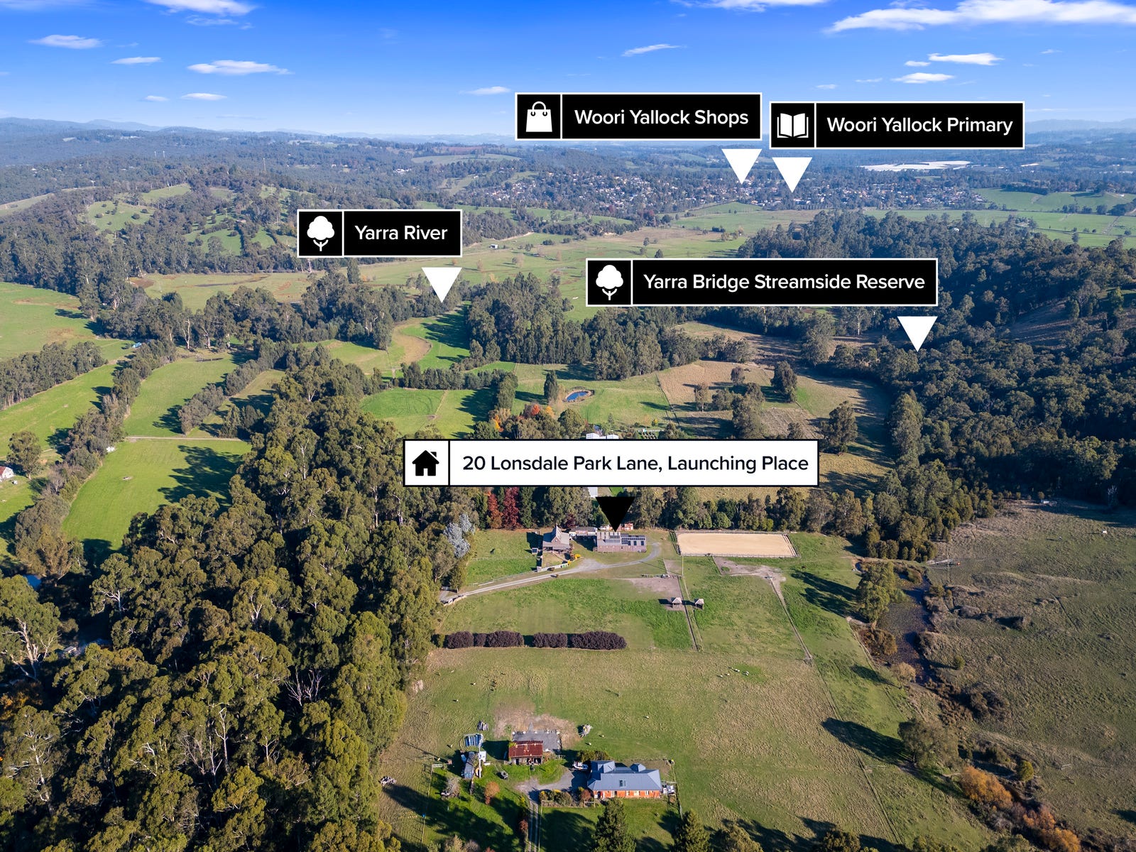 Horse Property For Sale Launching Place Vic 3139 20 Lonsdale Park Lane