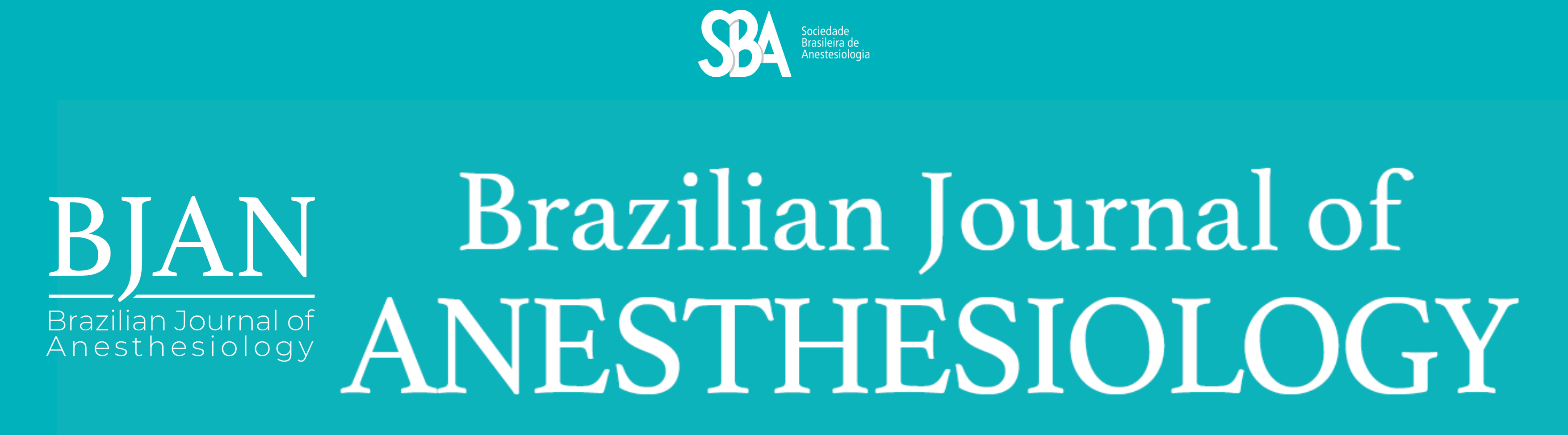 Brazilian Journal of Anesthesiology