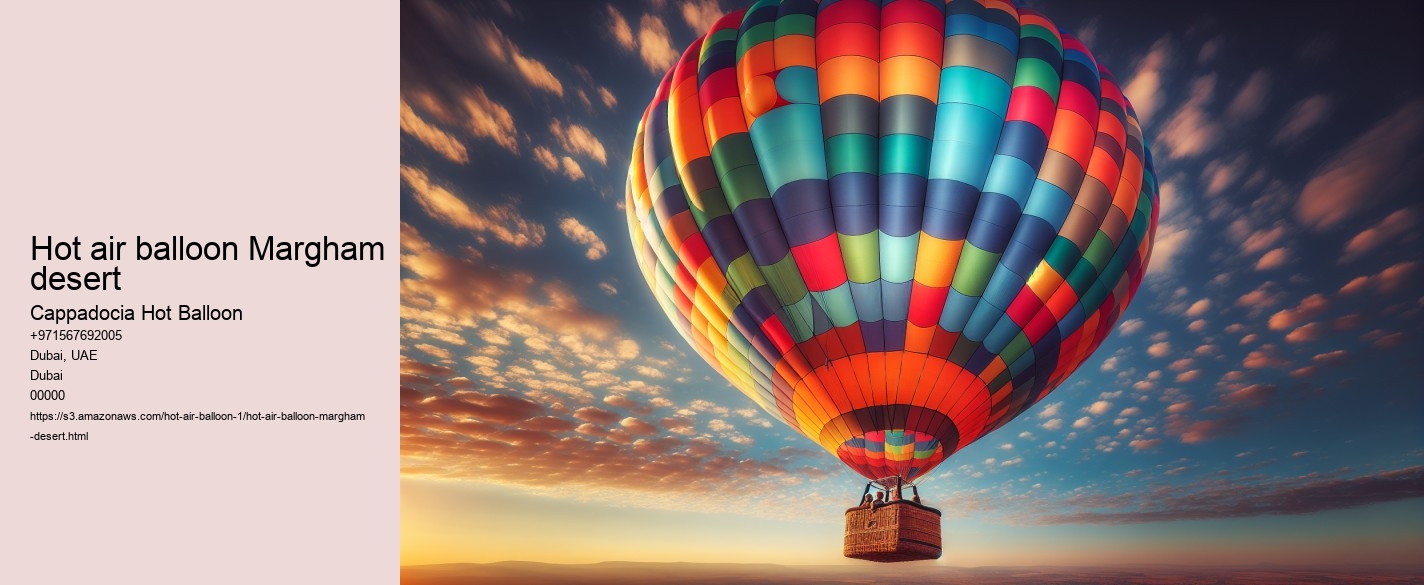 Hot air balloon Margham desert