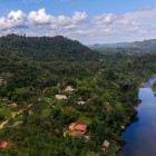Sleeping Giant Rainforest Lodge - Aerial View
