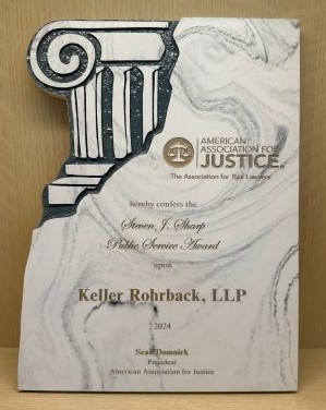 american association for justice public service award