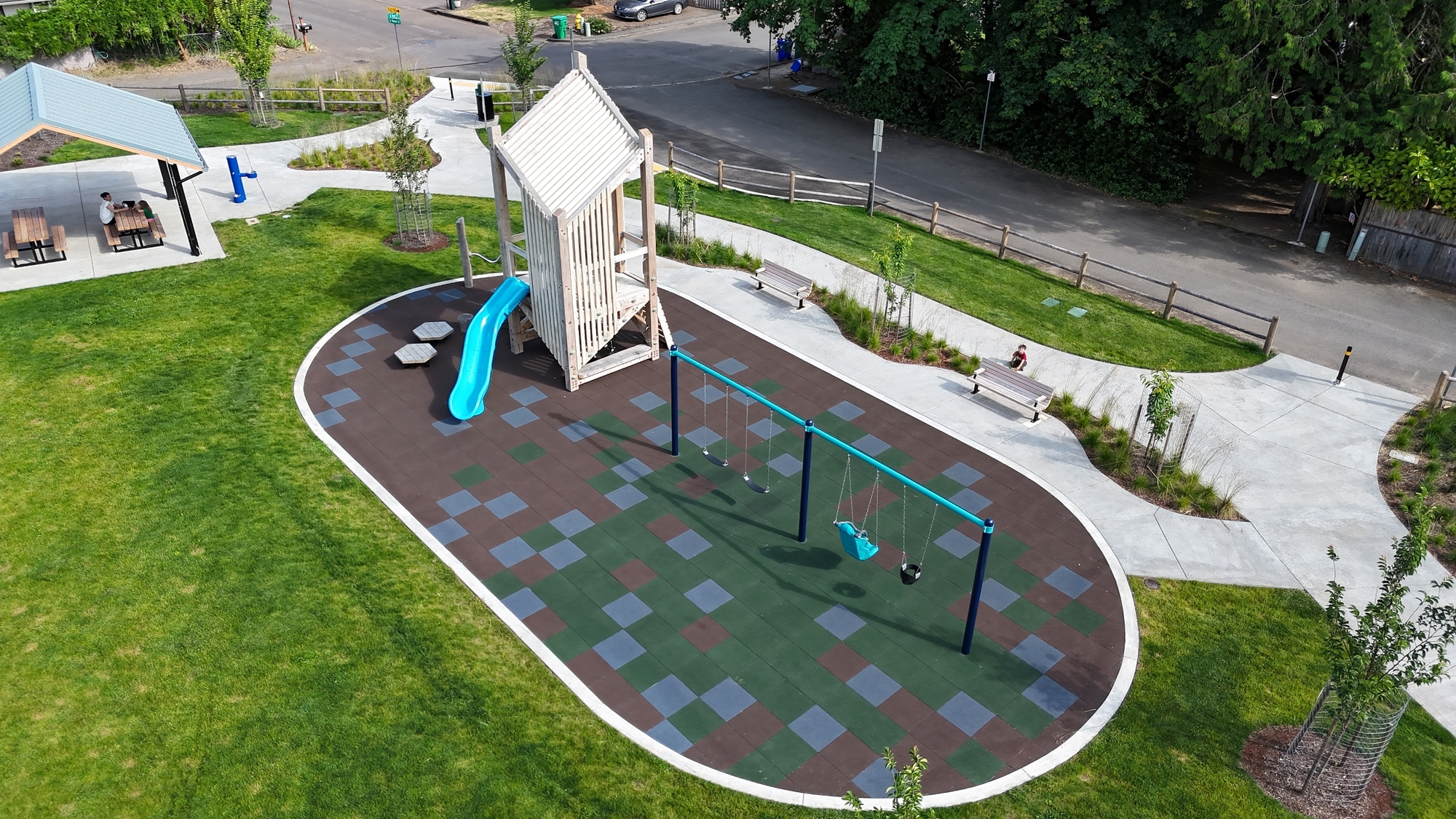 Bowman-Brae Park, Playworld, Earthscape, Tile