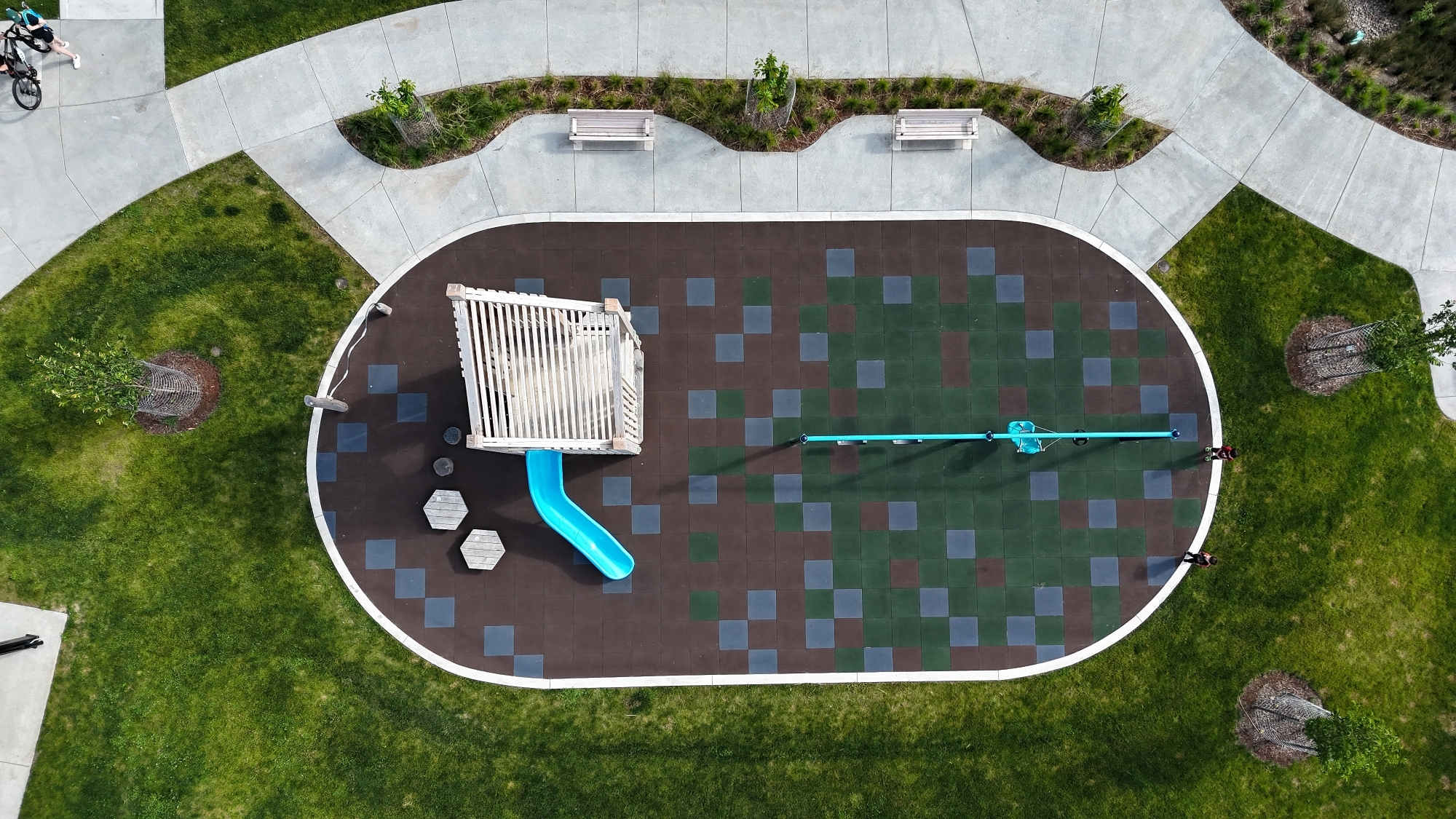 Bowman-Brae Park, Playworld, Earthscape, Tile