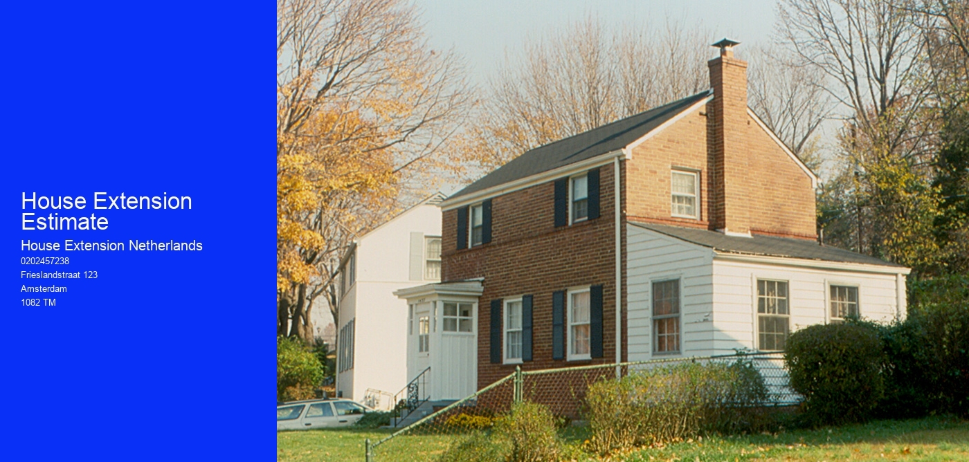 House Extension Estimate