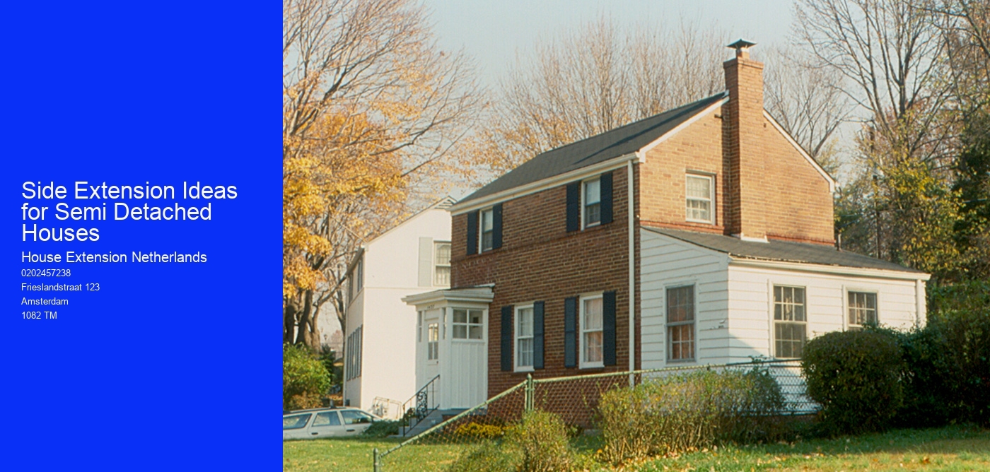 Side Extension Ideas for Semi Detached Houses