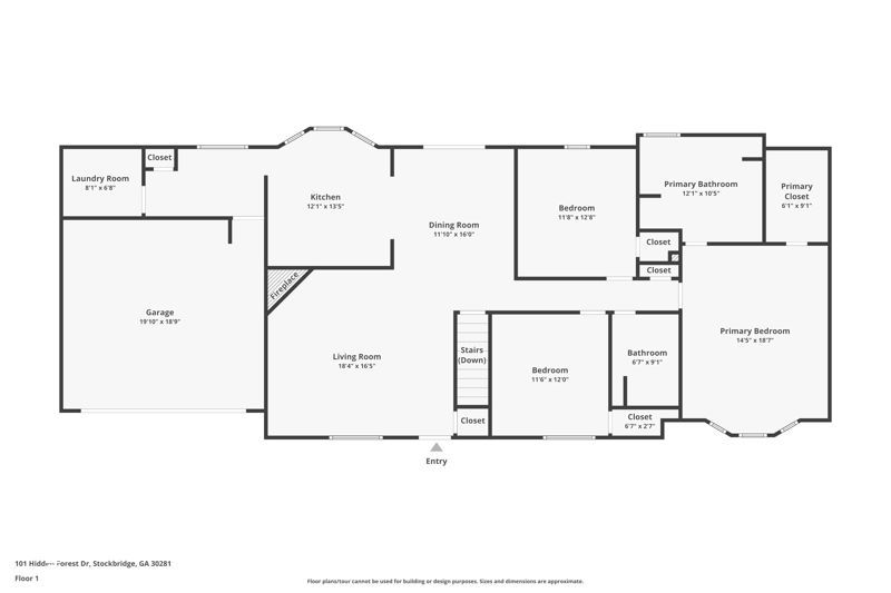 Home for rent 101 Hidden Forest Drive, Stockbridge, GA, 30281 Pathli